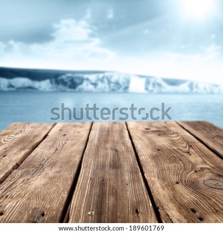 table of brown sun and sky
