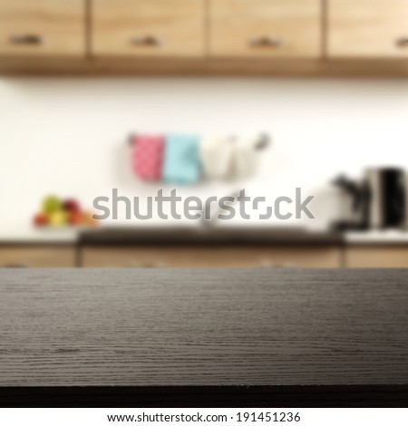 kitchen top and black color