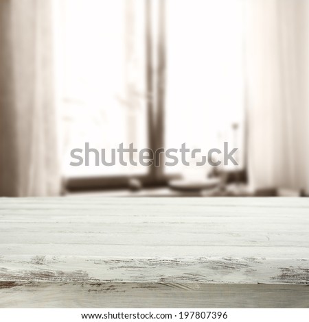 white shabby chic desk and window