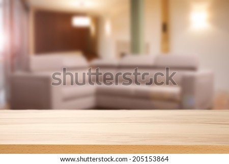 yellow desk and sofa space