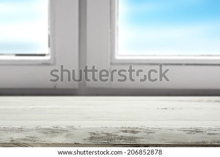 white window sill