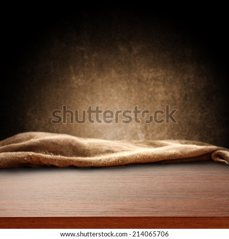 dark brown desk sack and wall of brown