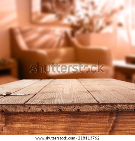 wooden box and chair