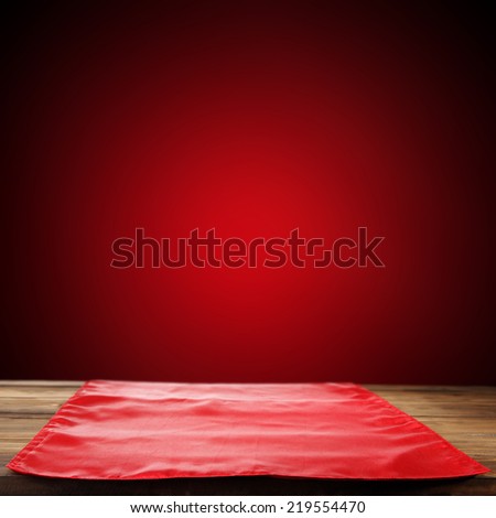 red napkin