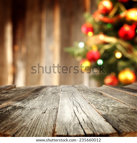 holiday vintage background of board