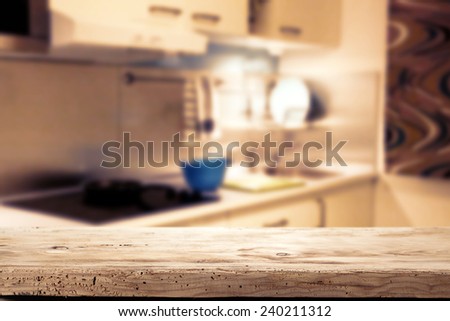kitchen desk
