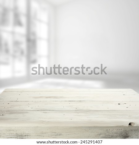 white table and window