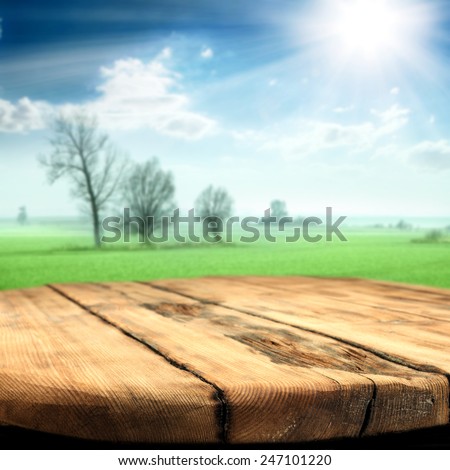 worn table of spring