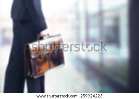 business blurry background and interior