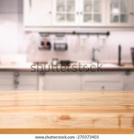 kitchen furniture and desk space
