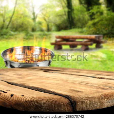 empty background for your food of worn old table place