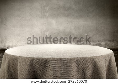 tablecloth wall and free space for you