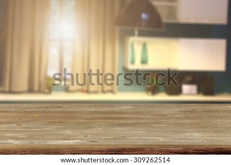 gray window space and wooden board of free place