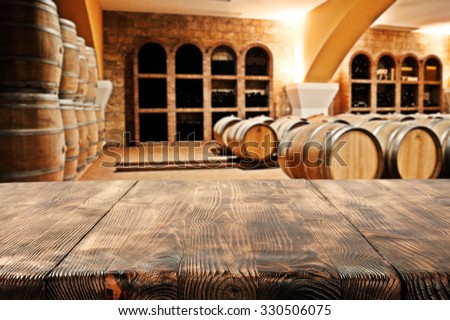 wooden top barrels and space