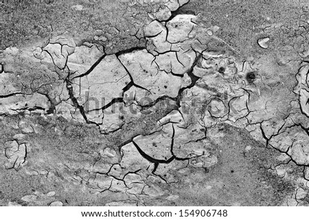 Closeup of some mud texture outdoors