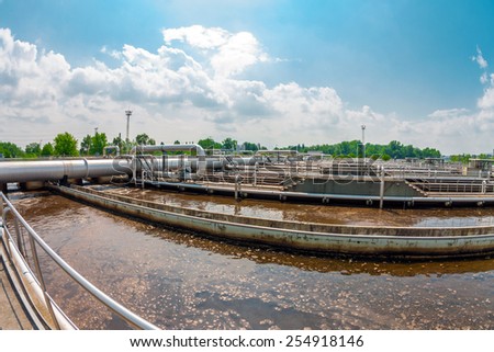 Water cleaning facility outdoors photo