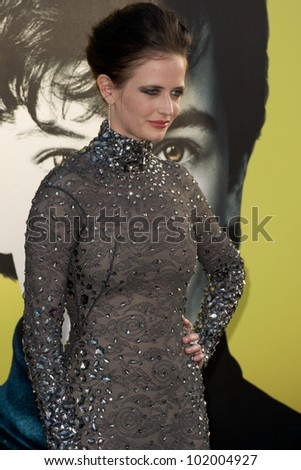 HOLLYWOOD, CA - MAY 7: Actress Eva Green arrives at the premiere of the Warner Bros. Pictures Dark Shadows on May 7, 2012 in Hollywood, California.