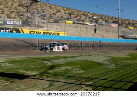 AVONDALE, AZ - NOV 7 - Dale Earnhardt Jr. (88) competes in the NASCAR Sprint Cup Series at the Phoenix International Raceway on November 7, 2008 in Avondale, Arizona.