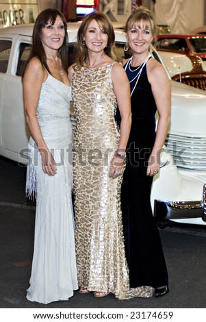 SCOTTSDALE, AZ - JANUARY 10: Actress Jane Seymour with friends at the Childhelp Drive the Dream Gala on January 10, 2009 in Scottsdale, AZ.