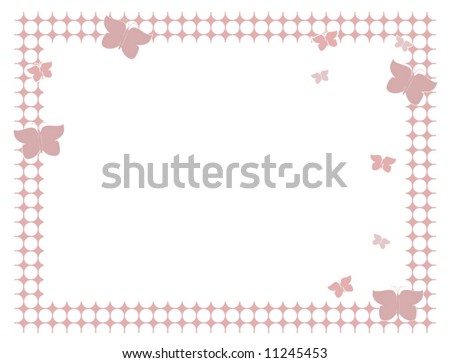 ... butterfly pastel vector background - 2nd of set of 