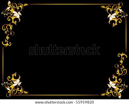 stock vector Black gold gray background design 1 vector