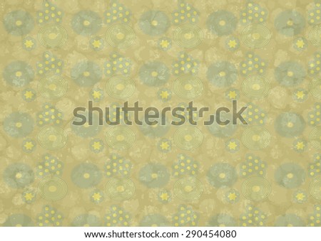 Abstract pattern bleach style with circles