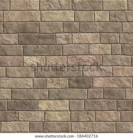 Seamless brick texture