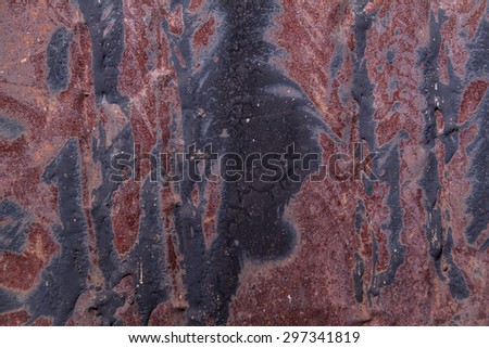 rusty sheet metal texture detail