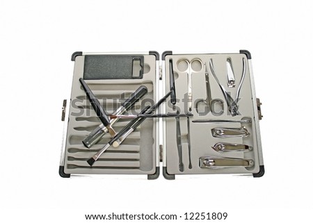 manicure set for the beauty specialist to do your nail