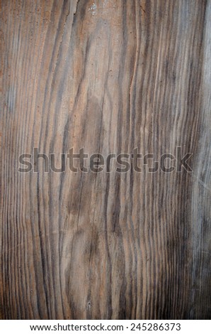 Dark pine Board background. Natural rough Wood