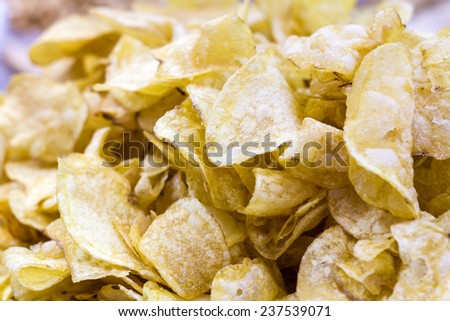 Potato chips -  predominant part of the snack food market in Western countries