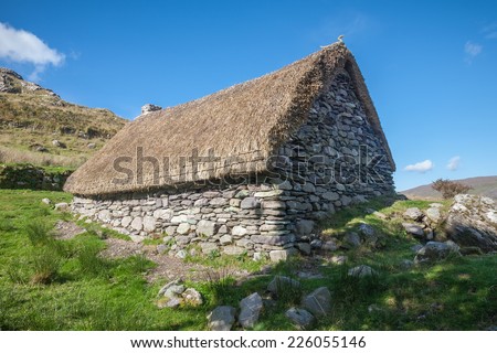 Abandoned Stone Thatched Cottage