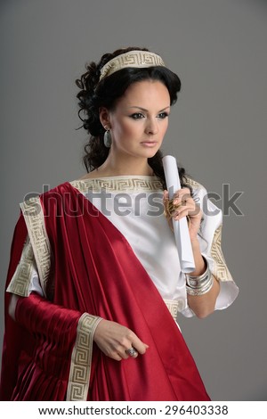 Neo-Classical women like goddess in Roman clothing.