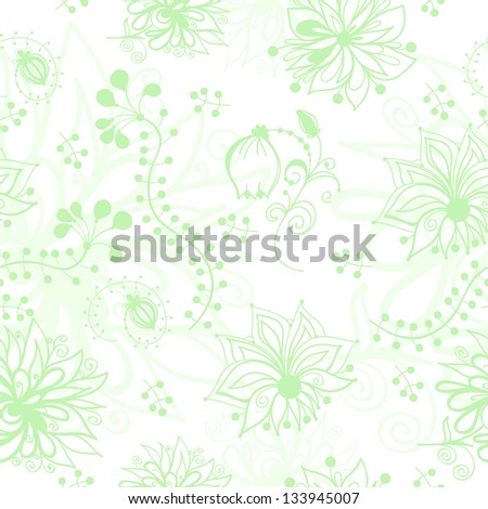 green flowers ,seamless background, floral background, flowers, summer pattern