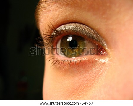 Close-up of a woman\'s eye