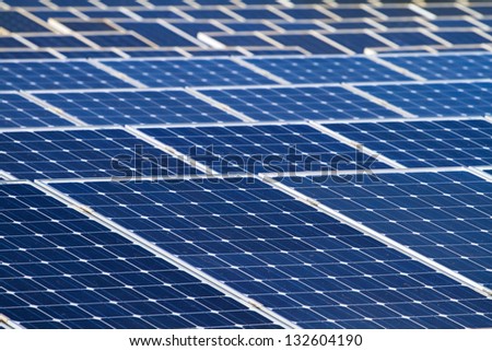 Solar batteries background