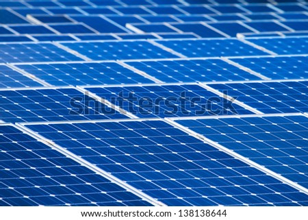 Solar batteries background