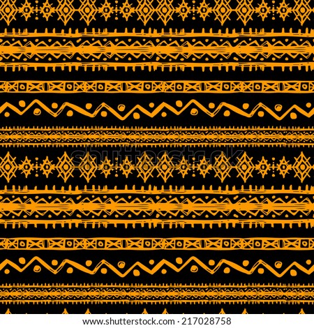 Tribal art ethnic seamless pattern Folk abstract geometric repeating background texture Fabric design Wallpaper Tribal art ethnic seamless pattern Folk abstract geometric repeating background texture Fabric design Wallpaper