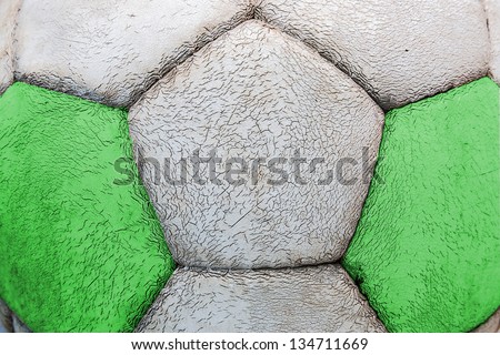 nigeria football ball texture