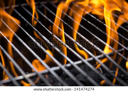Grill flame