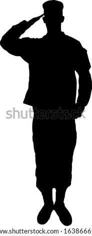 Saluting army soldier's silhouette vector Memorial day Veteran's day 4th of july Independence day Saluting army soldier's silhouette vector Memorial day Veteran's day 4th of july Independence day
