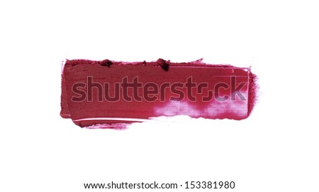 Red Lipstick Smeared