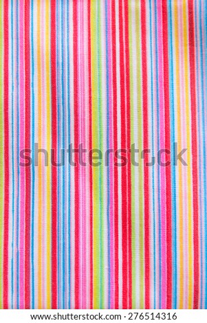 colorful fabric background with rainbow-colored stripes