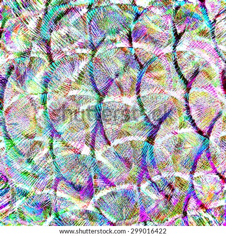 Fantastic Bright Colors Background Texture made of Green Peacock Bird's Feathers
