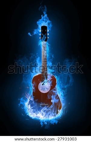 electric guitar background