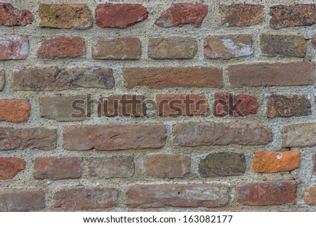 Color Full Bricks Mortar Wall background, Color Full Bricks background, Color Full Bricks Mortar Material Wall