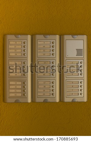 Wall Mounted Intercom Systems With Remote Unlocking Function and Direct-Press Buttons