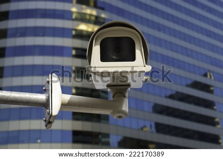 CCTV in the streets for more security.