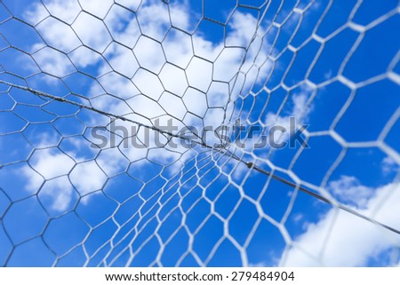Soccer Nets daytime sky