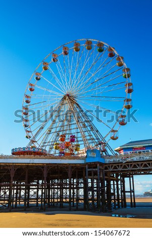 Ferris Wheel on Central Pier, Blackpool, Lancashire, UK